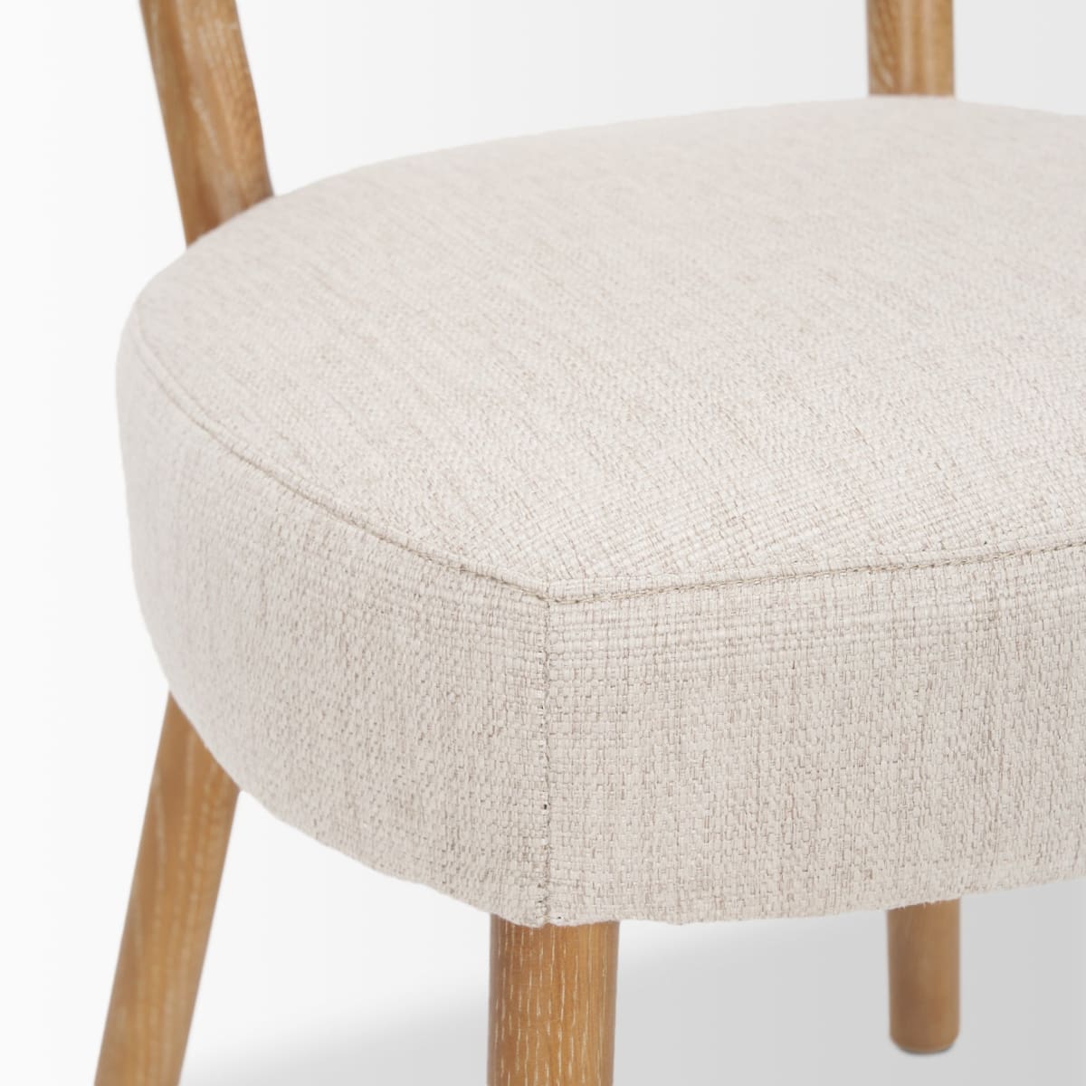 Owen Dining Chair Oatmeal Fabric - dining-chairs