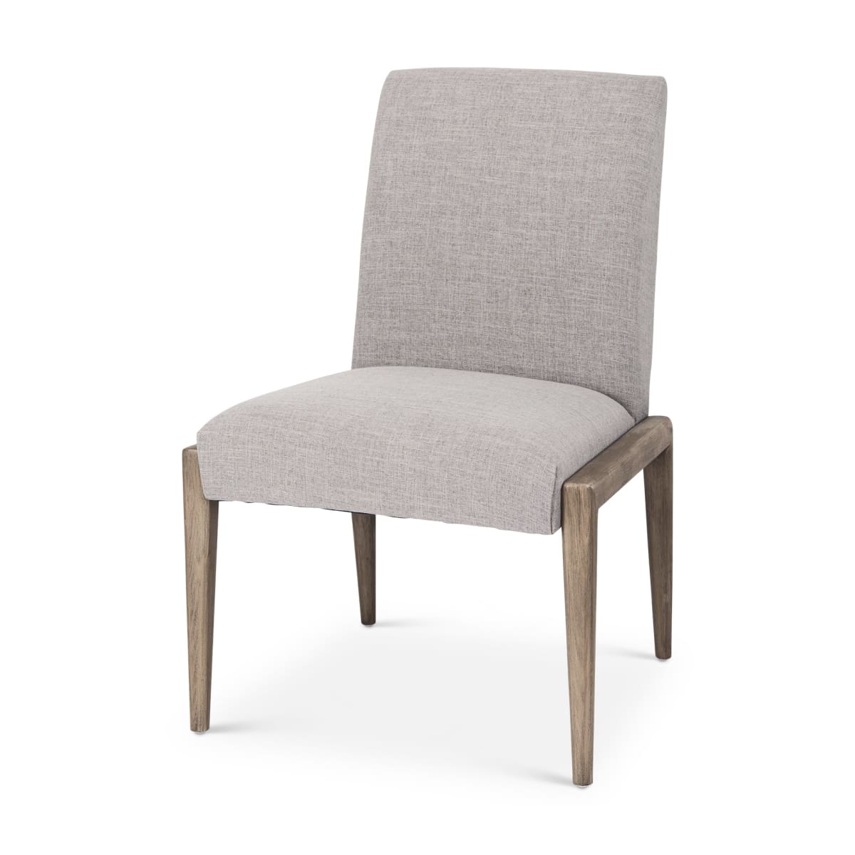 Palisades Dining Chair Gray | Brown Wood - dining-chairs