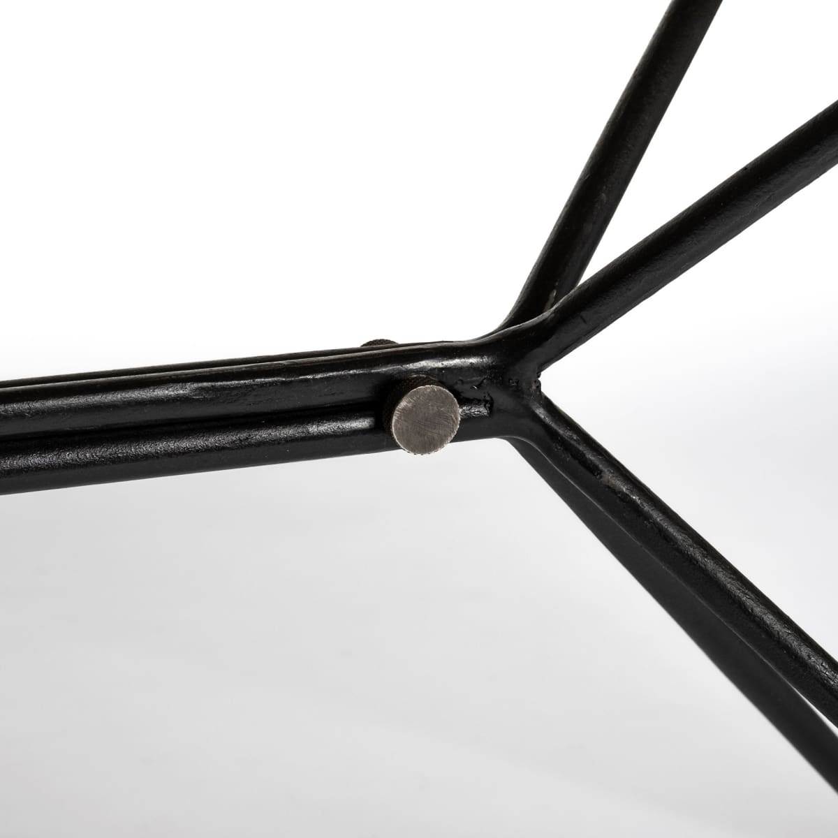 Papillion Dining Table Blonde Wood | Black Iron - dining-table