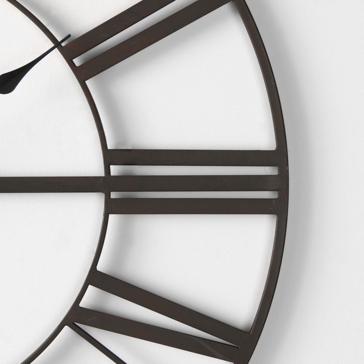 Pender Wall Clock Brown Metal | 29.9’’ - wall-clocks