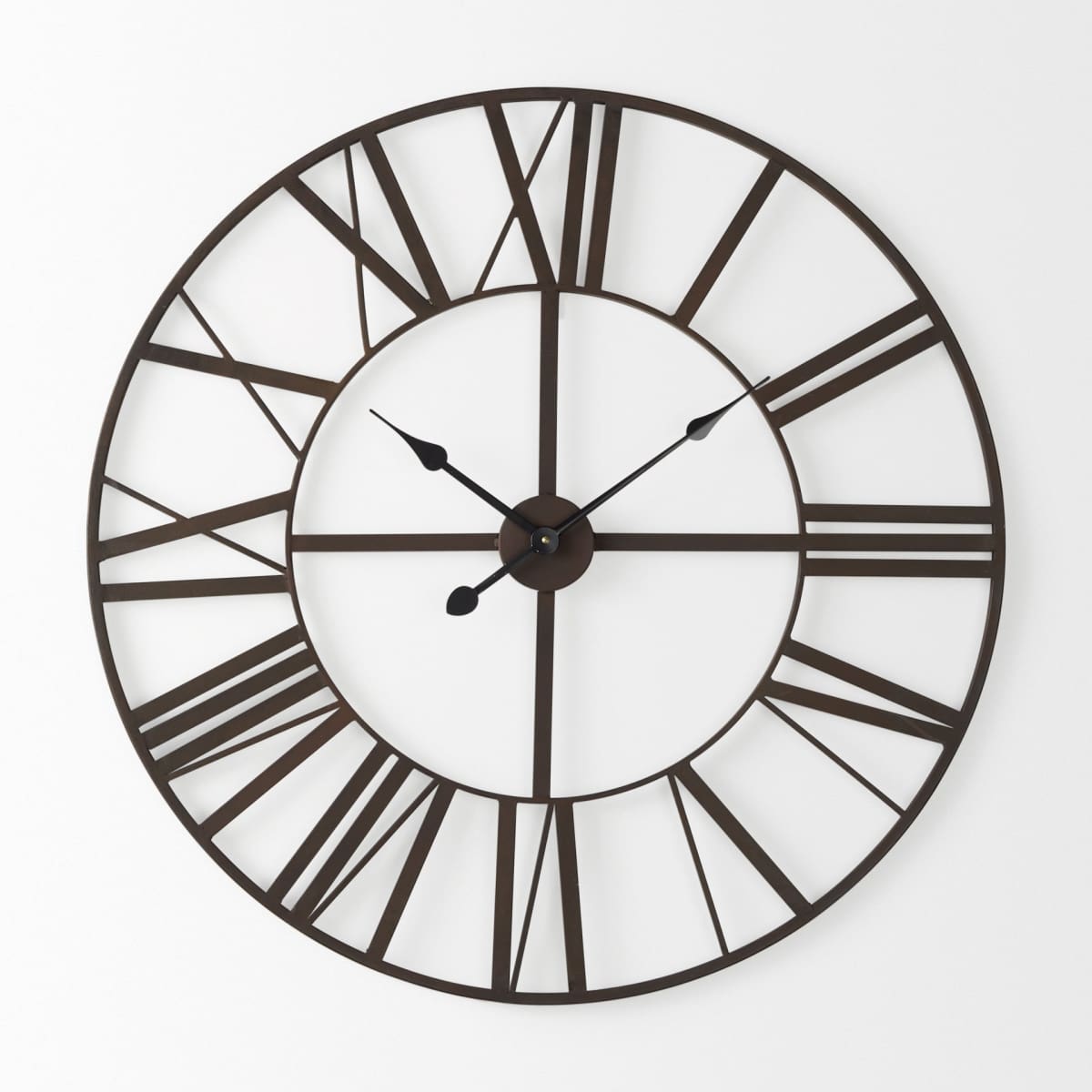 Pender Wall Clock Brown Metal | 29.9’’ - wall-clocks