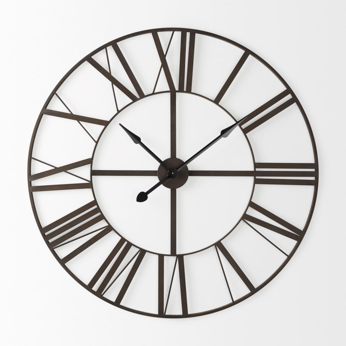 Pender Wall Clock Brown Metal | 40’’ - wall-clocks