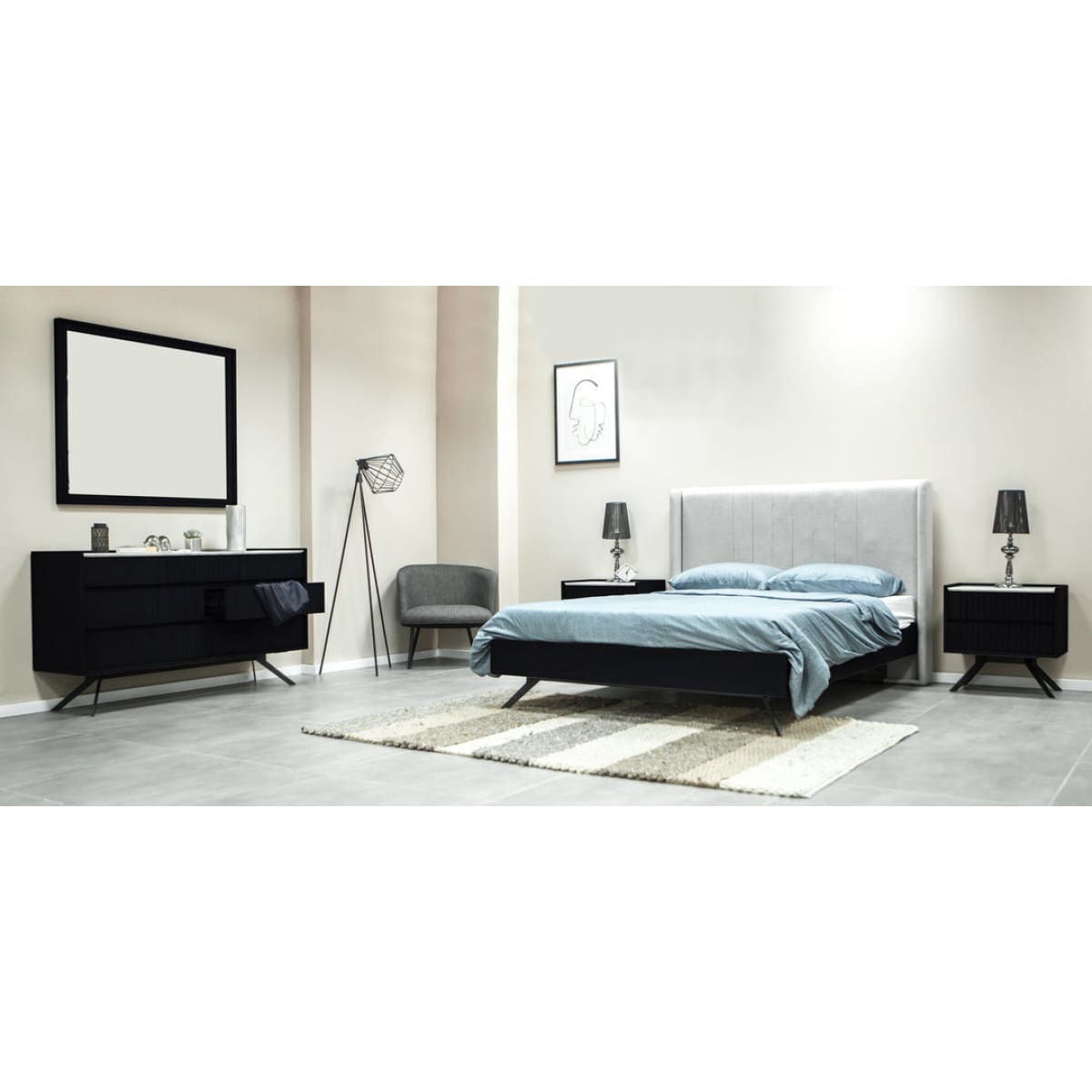 Phoenix Queen Bed - lh-import-beds