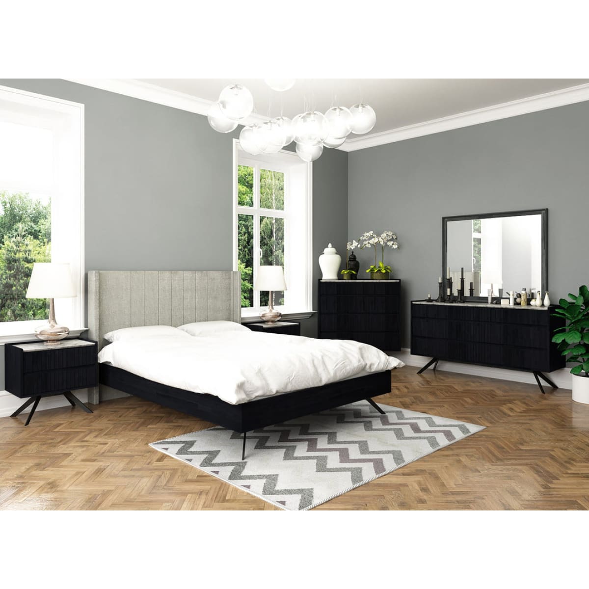 Phoenix Queen Bed - lh-import-beds