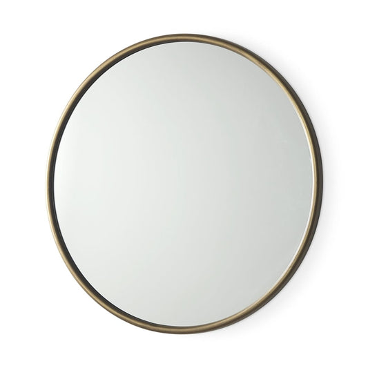 Piper Wall Mirror Gold Metal | 36’’ - wall-mirrors-grouped