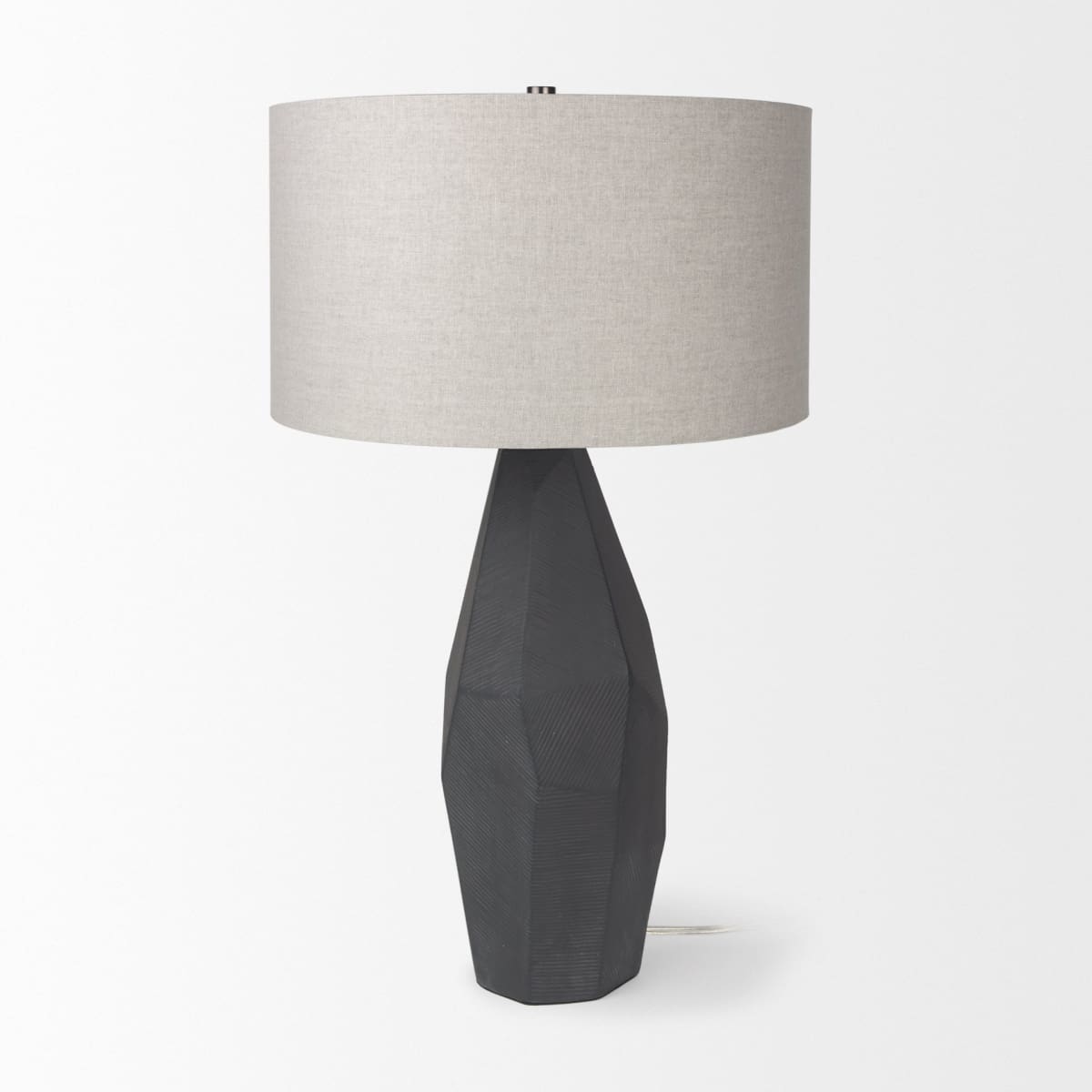 Piven Table Lamp Black Ceramic - table-lamps