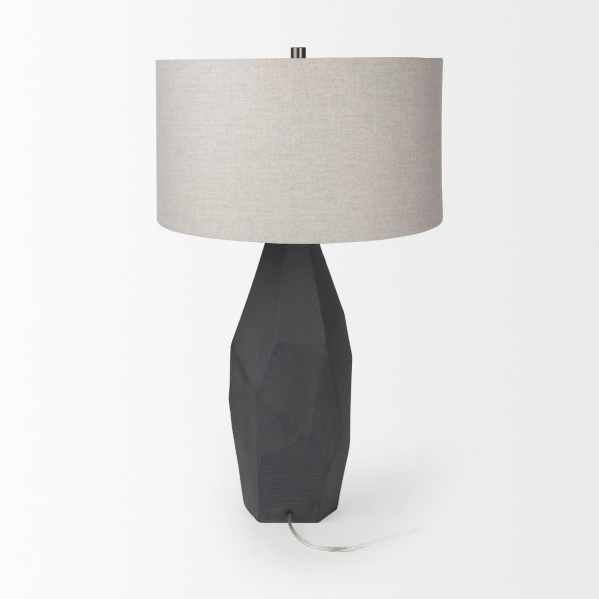 Piven Table Lamp Black Ceramic - table-lamps