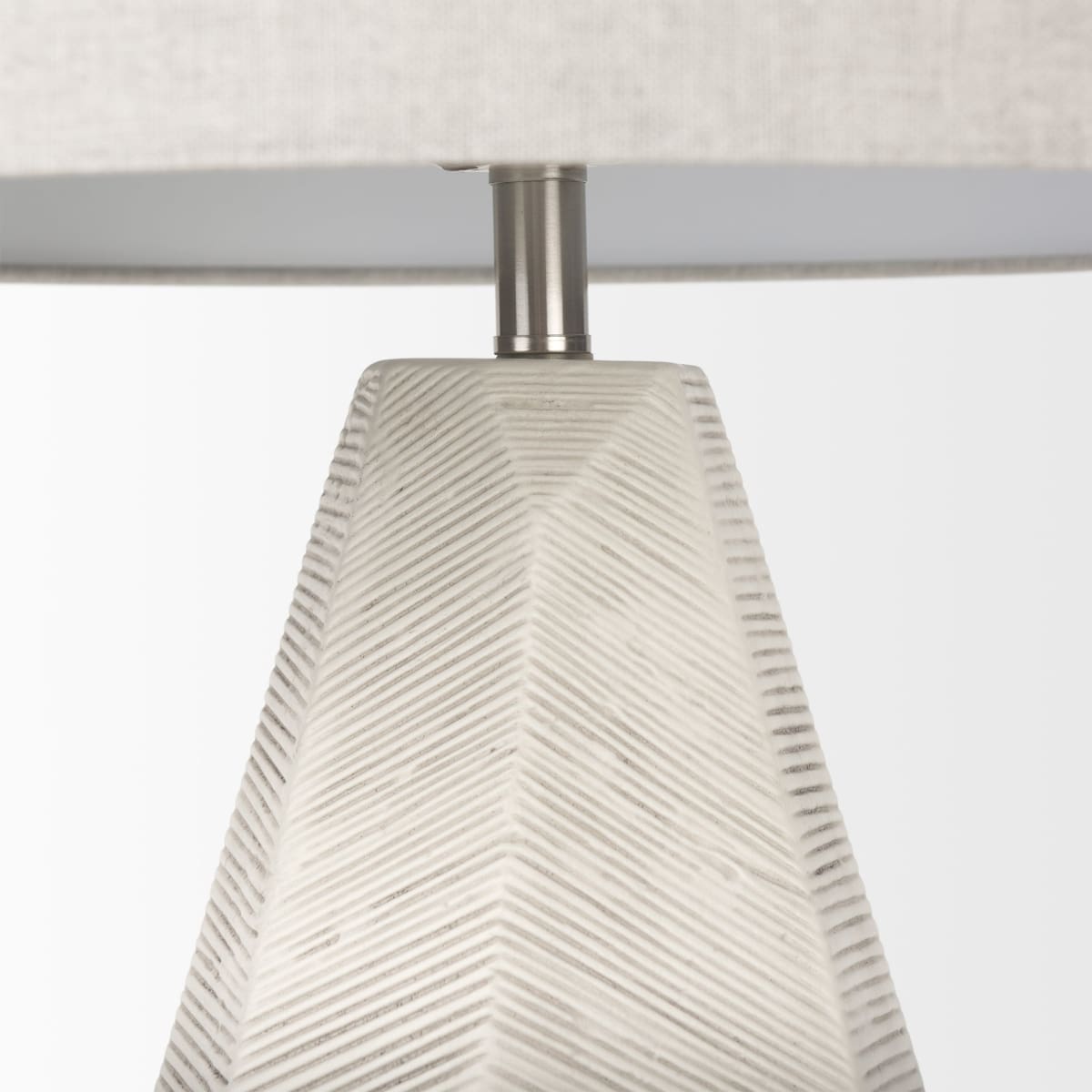 Piven Table Lamp Cream Ceramic - table-lamps