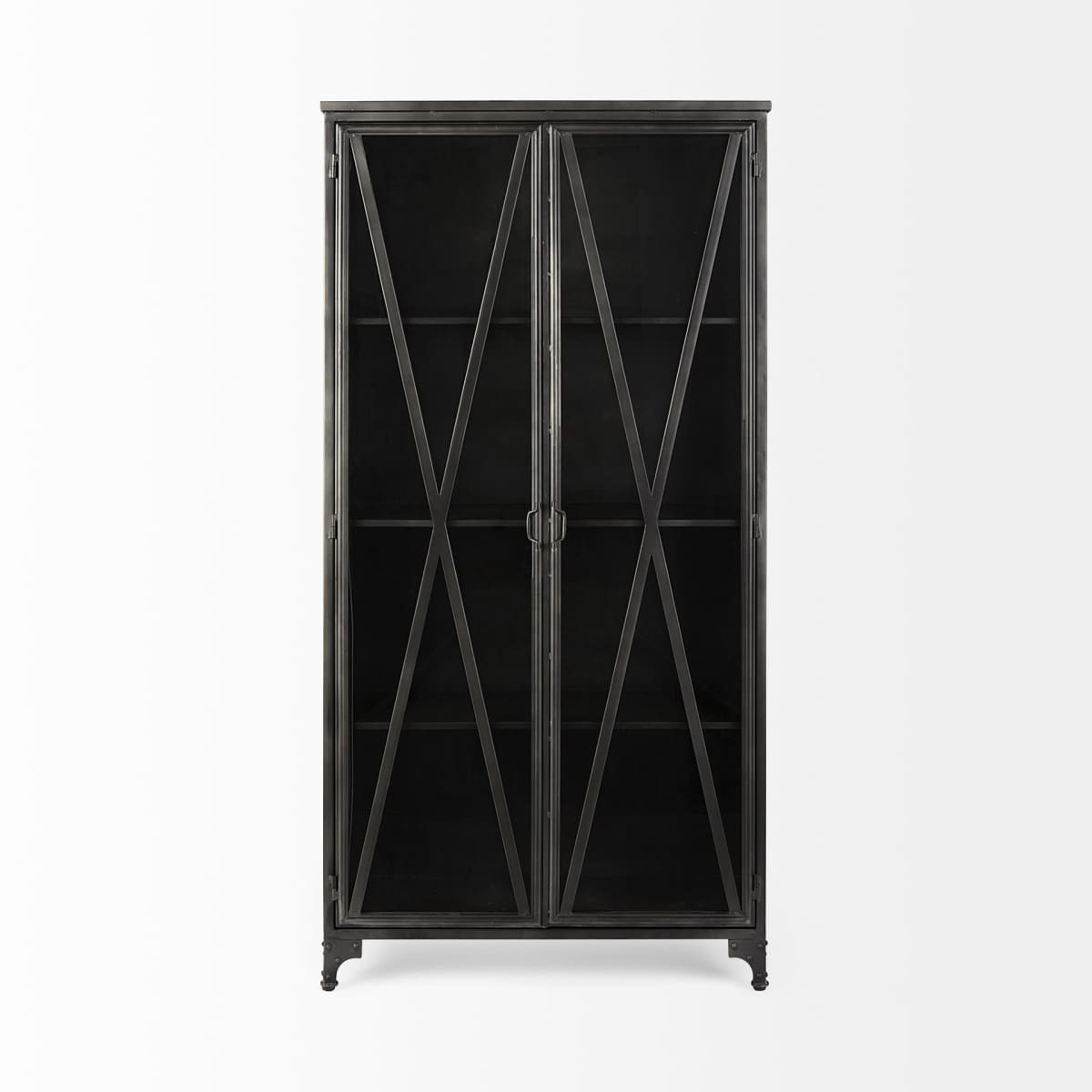 Poppy Cabinet Black Metal - cabinets