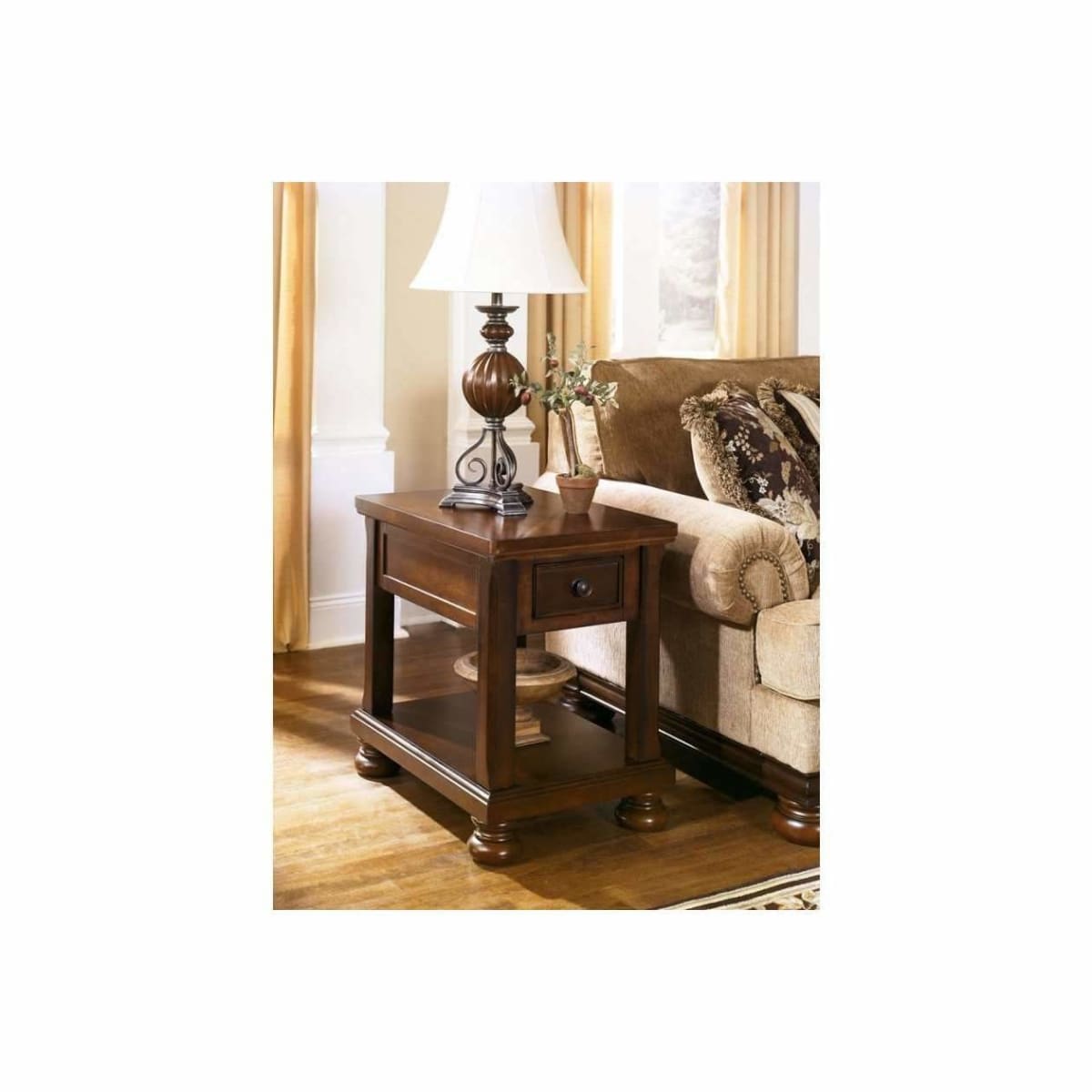 Porter Chair Side End Table - END TABLE/SIDE TABLE