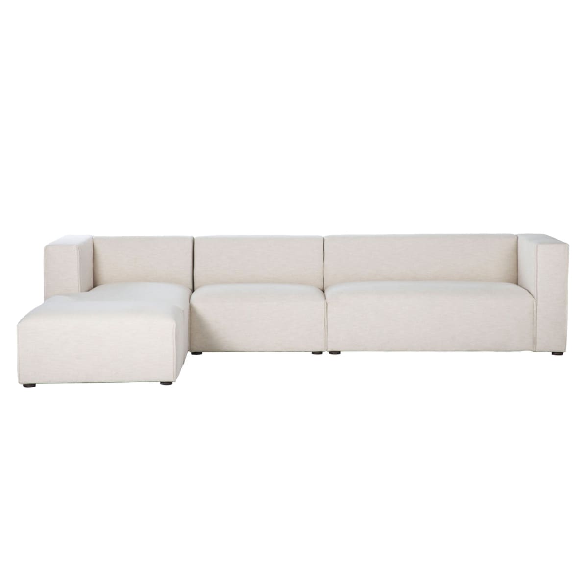 Premium Left Modular Sectional W/ Ottoman - lh-import-sectionals