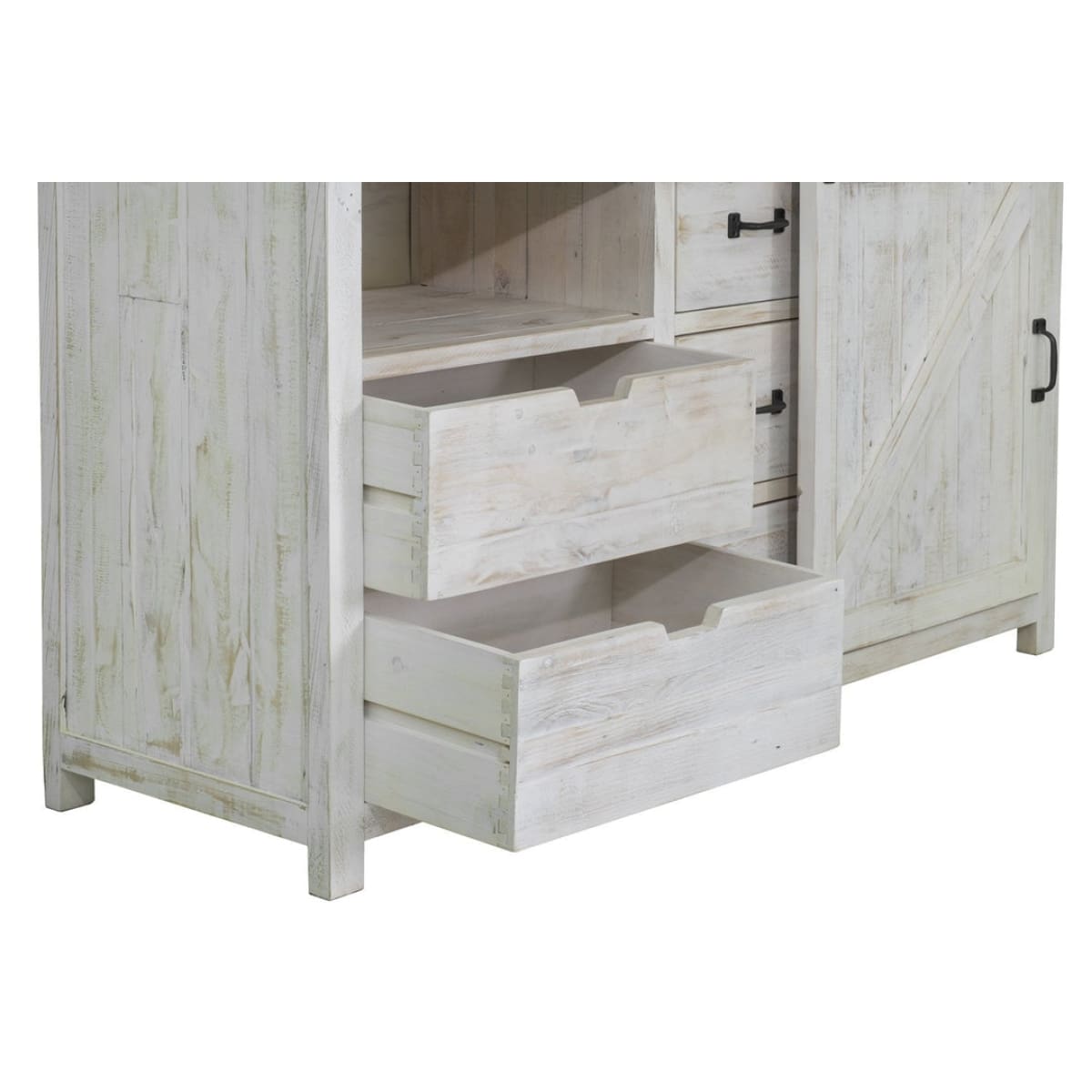 Provence 3 Drawer Dresser With 1 Door - lh-import-dressers