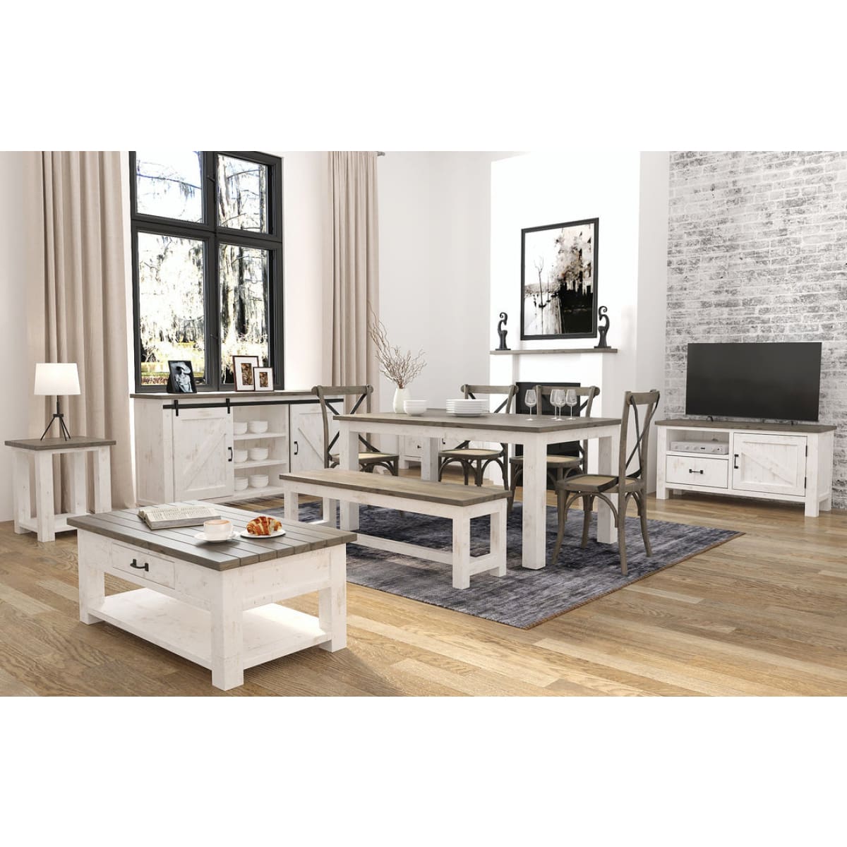 Provence Large Extension Dining Table (71/86) - lh-import-dining-tables