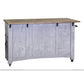 Pueblo Grey Kitchen Island - 59-3/4 x 30 x 35-1/4 - Kitchen Island