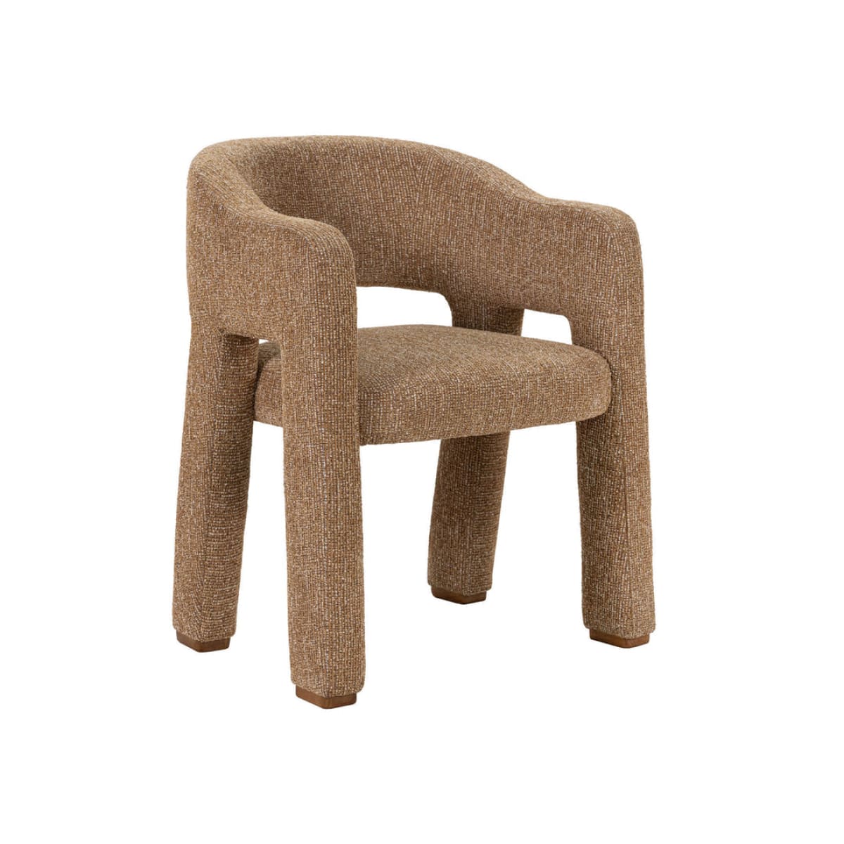 Quinn Dining Chair - Granulated Gold - lh-import-dining-chairs