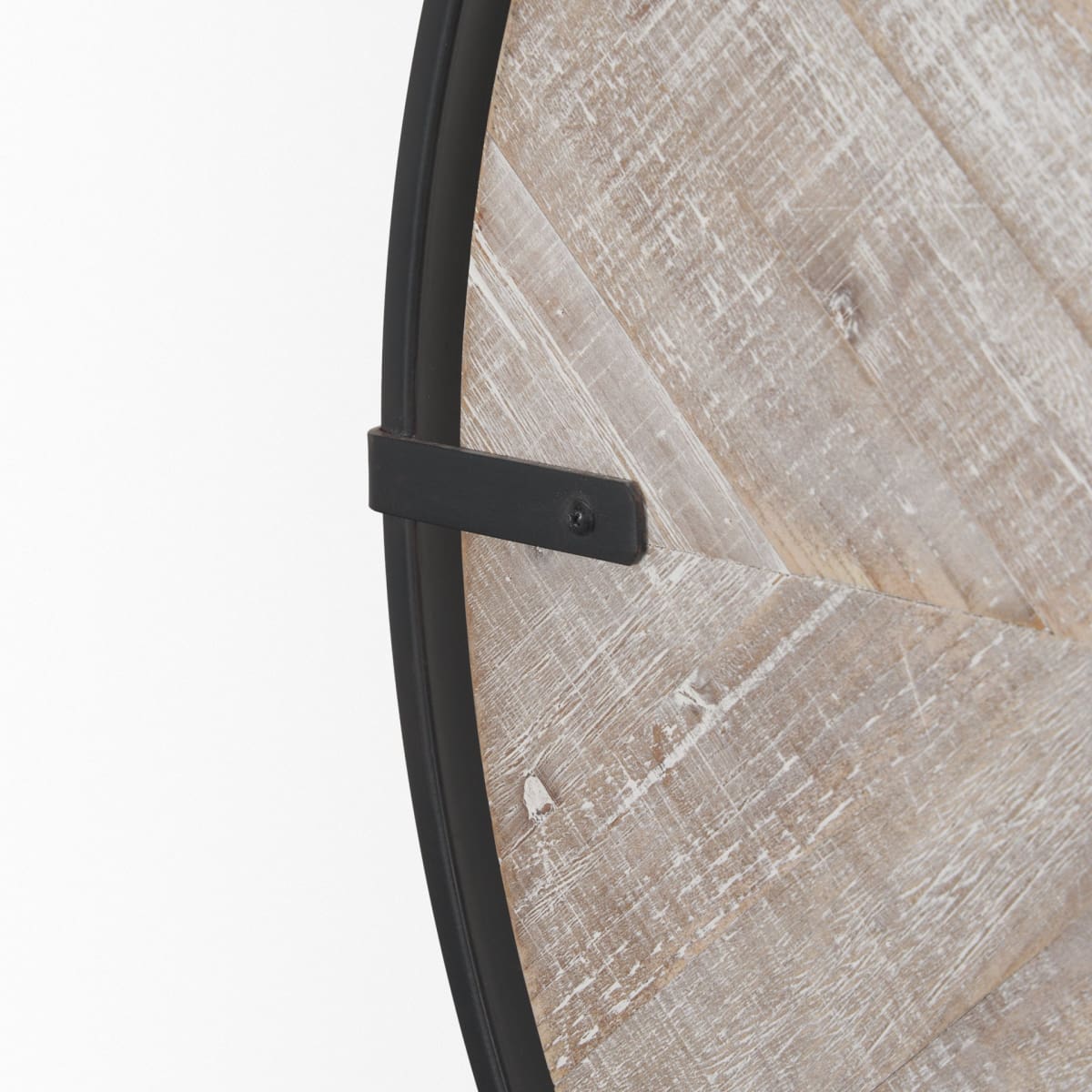 Rani Clock Black Metal | Wood - wall-clocks