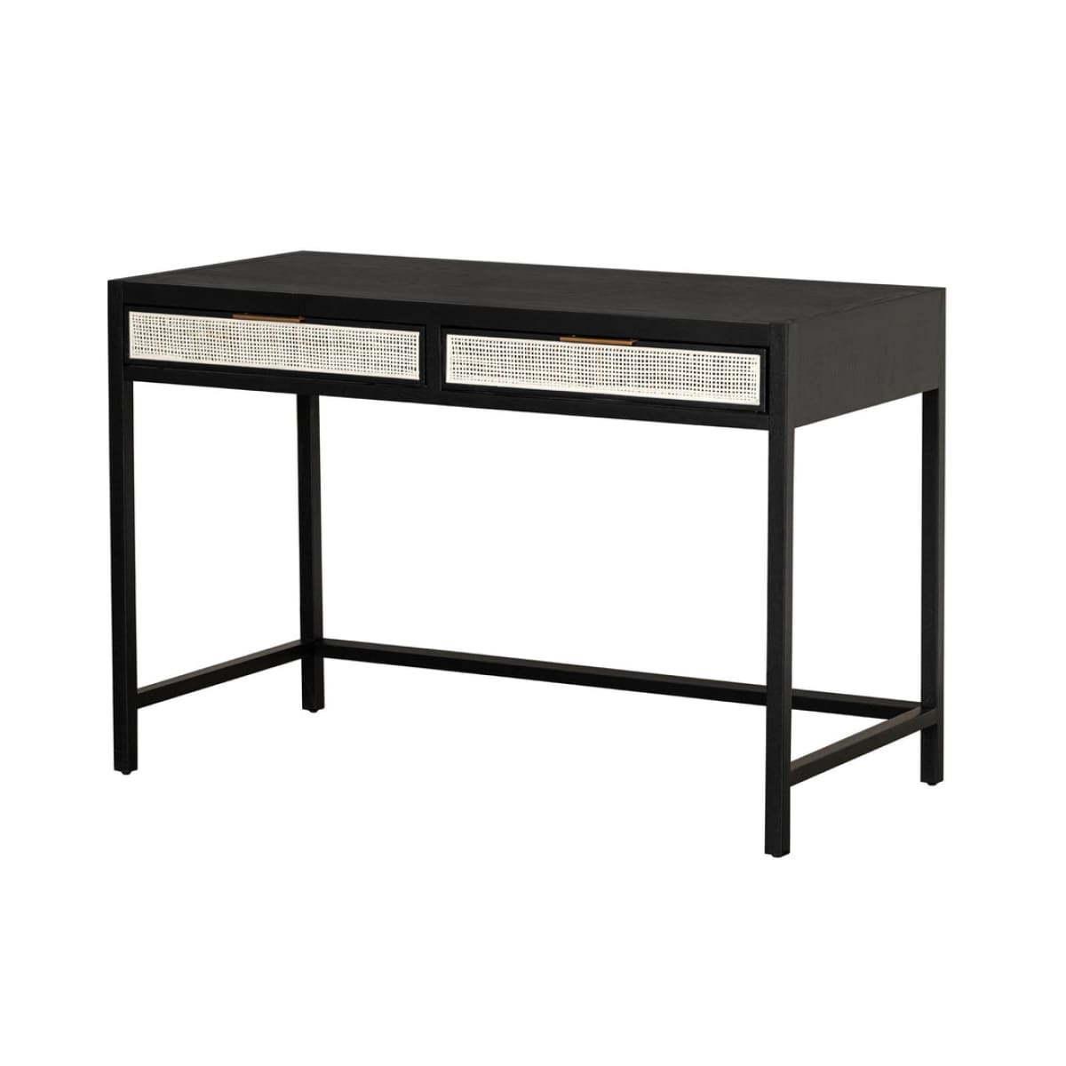 Rattan Desk - Ebony - lh-import-desks