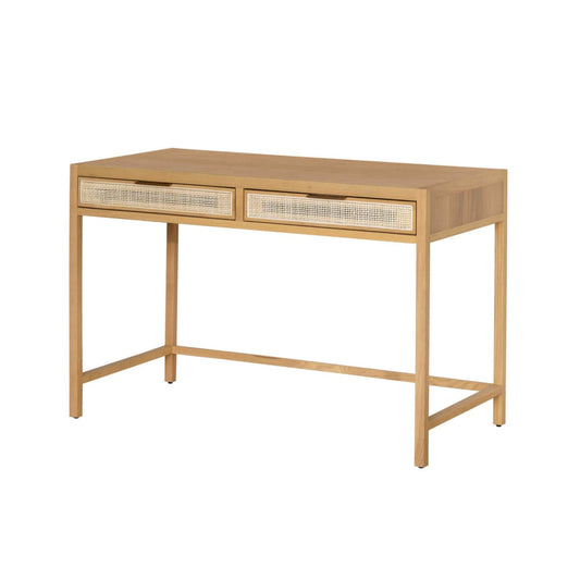 Rattan Desk - Natural - lh-import-desks