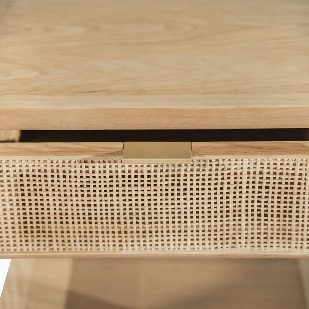 Rattan Side Table - Natural - lh-import-side-tables