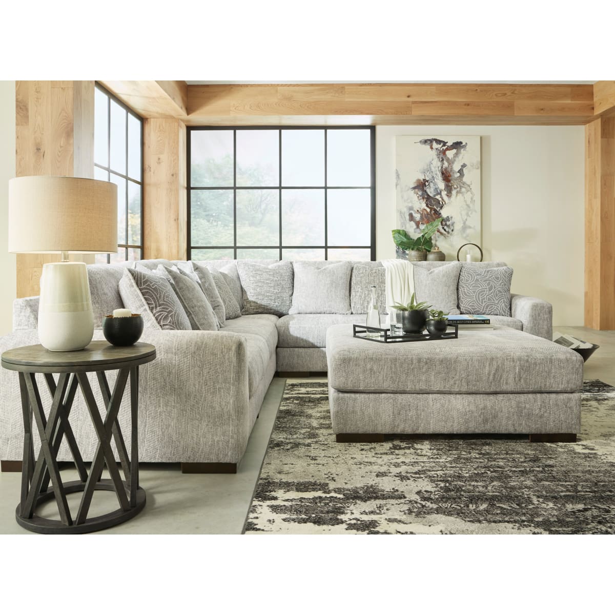 Regent Park Sectional - 132 W x 132 D x 39 H - Sectional