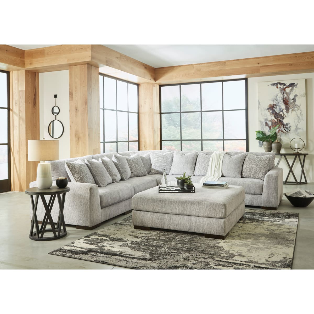 Regent Park Sectional - 132 W x 132 D x 39 H - Sectional