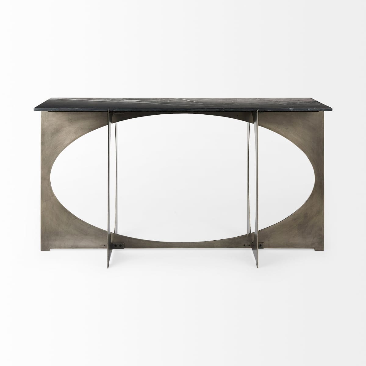 Reinhold Console Table Black Marble | Metal - console-tables