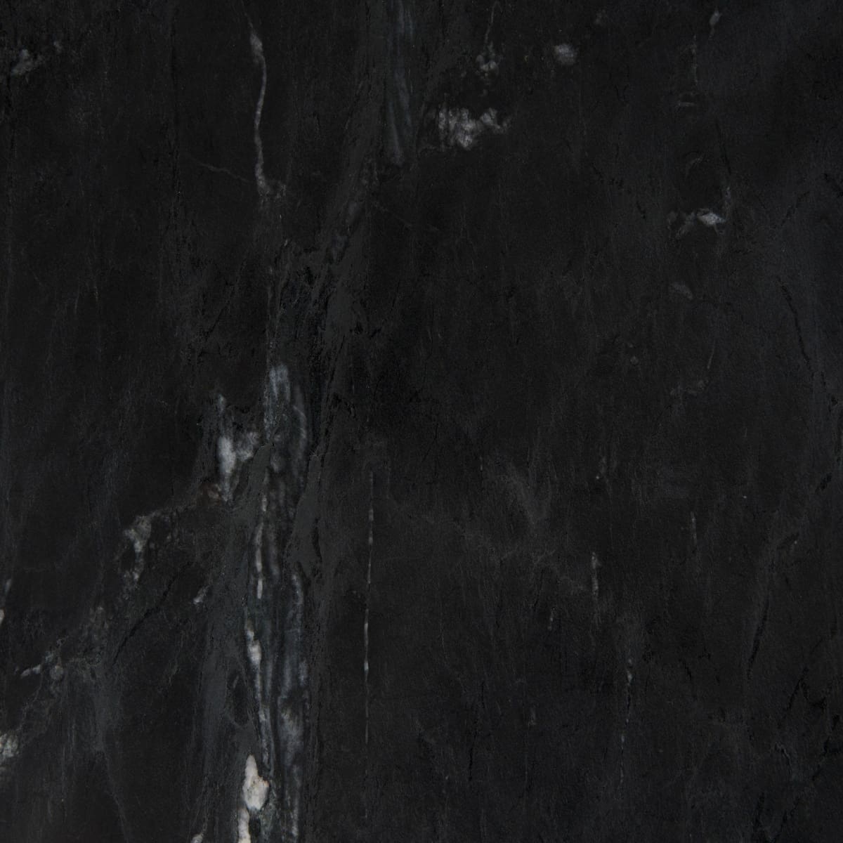Reinhold End Side Table Black Marble | Nickel Iron - end-and-side-tables