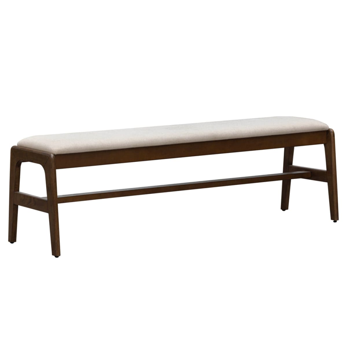 Remix Upholstered Bench - Cream - lh-import-dining-benches