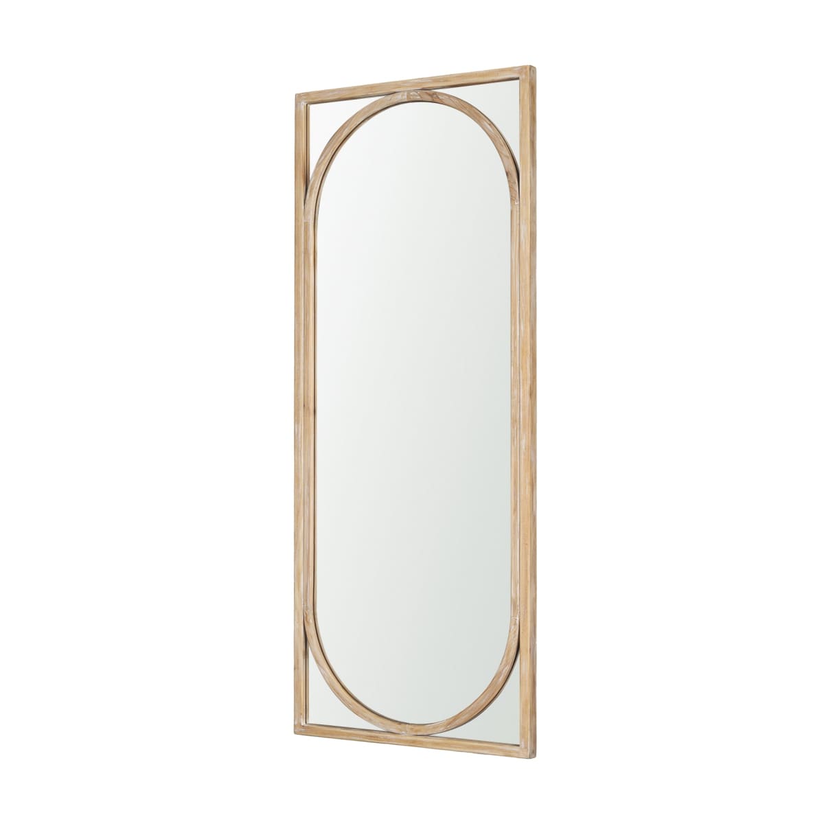 Reon Wall Mirror Light Brown | White Wash - wall-mirrors-grouped