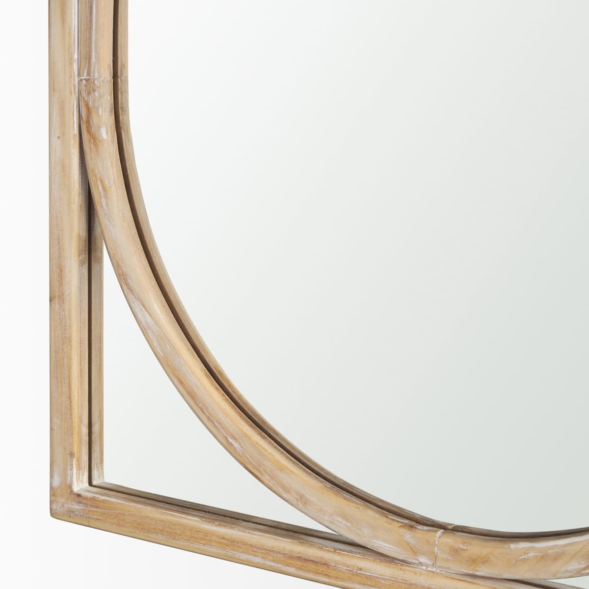 Reon Wall Mirror Light Brown | White Wash - wall-mirrors-grouped