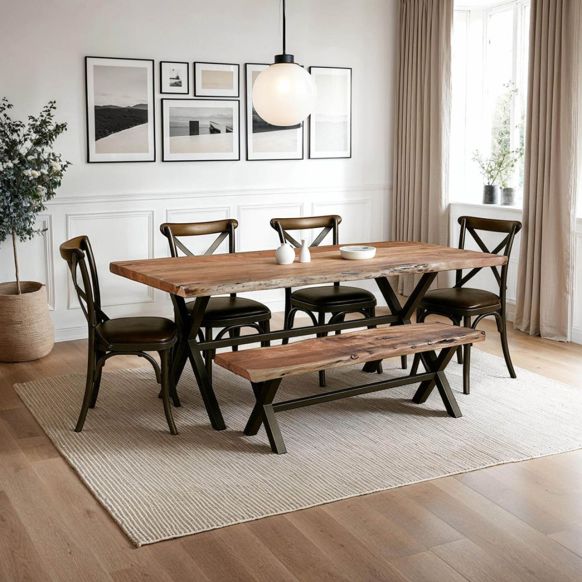 Restore Dining Table 82’’ - lh-import-dining-tables