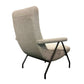 Retro Lounge Chair - Light Grey Tweed - lh-import-accent-club-chairs
