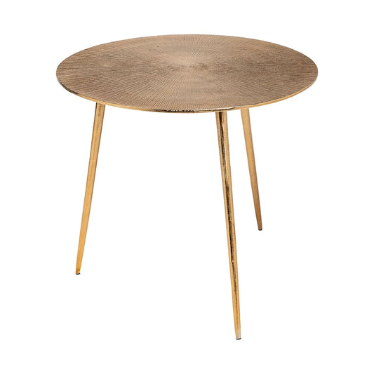 Reva Accent Table Gold Aluminum | 24W - accent-tables