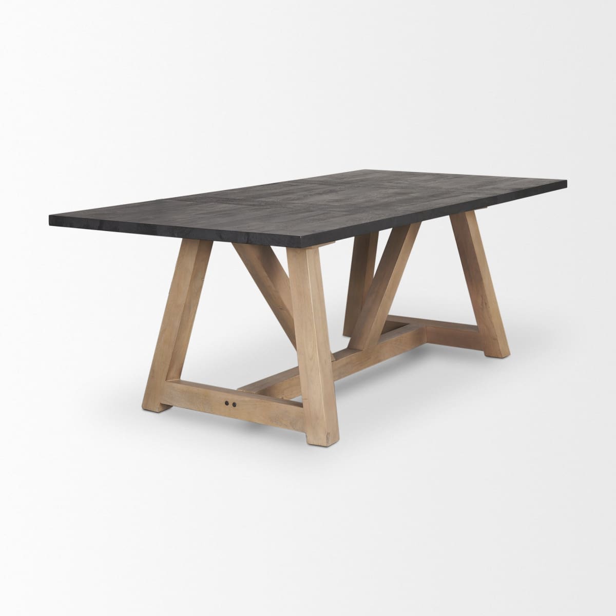 Rialto Dining Table Black | Brown | 84 x 42 - dining-table