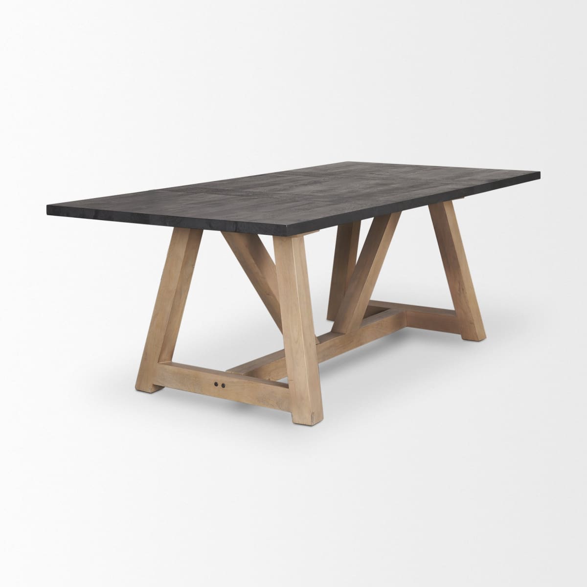 Rialto Dining Table Black | Brown | 84x42 - dining-table