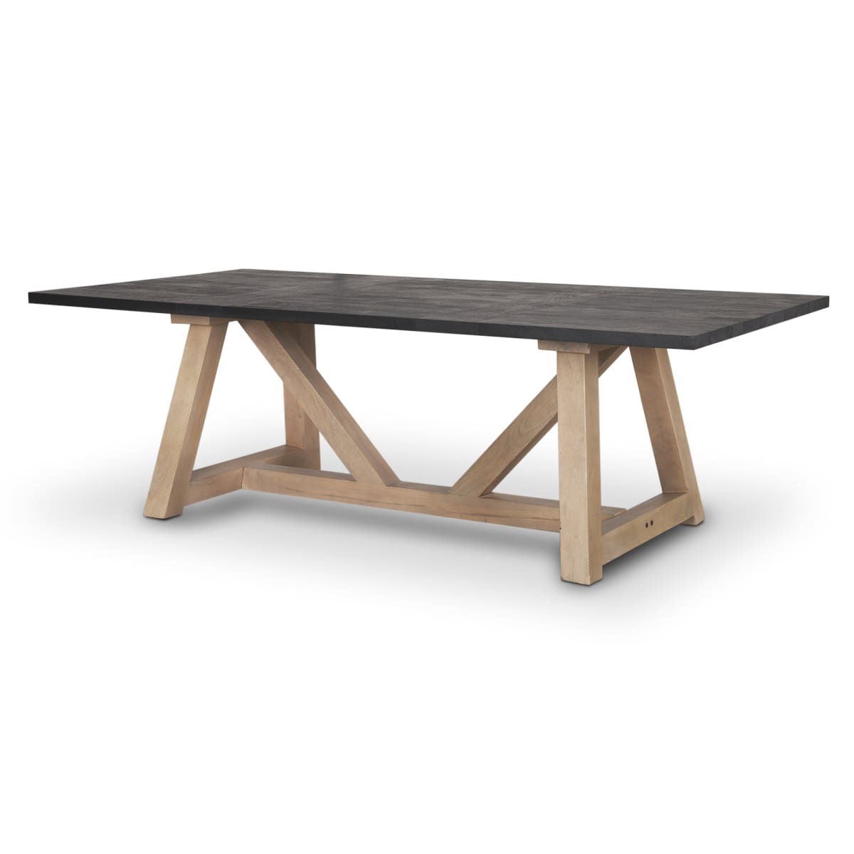 Rialto Dining Table Black | Brown | 96x42 - dining-table