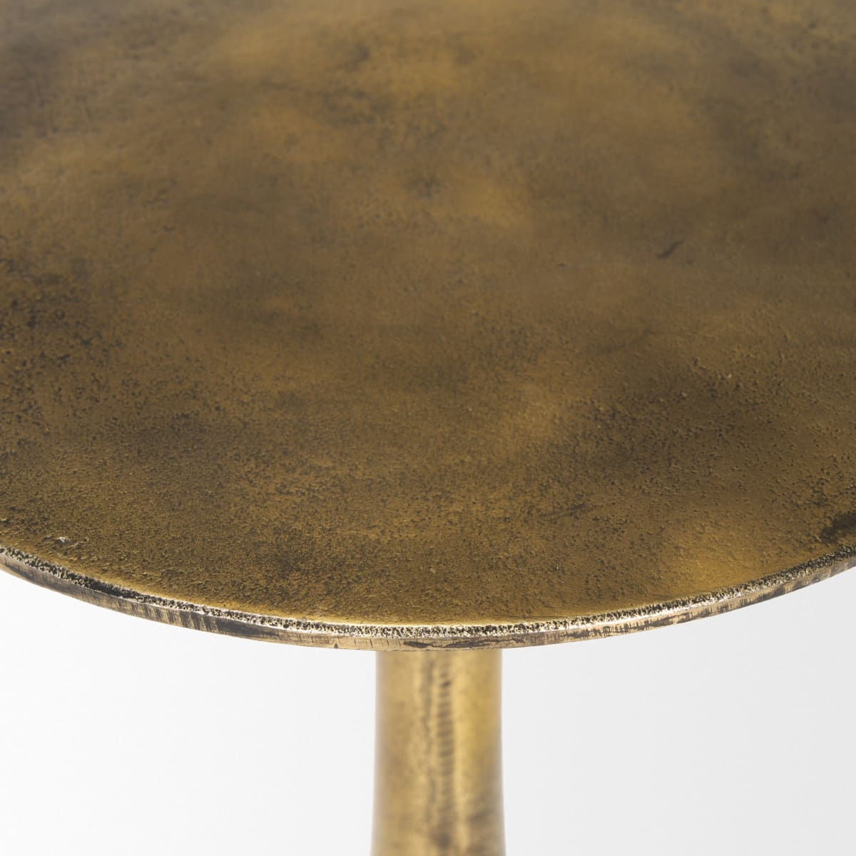 Risha Accent Table Gold Metal | Small - accent-tables