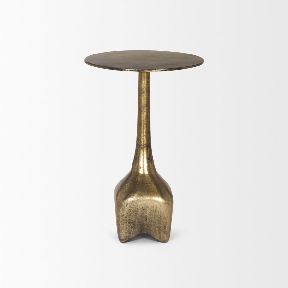 Risha Accent Table Gold Metal | Small - accent-tables