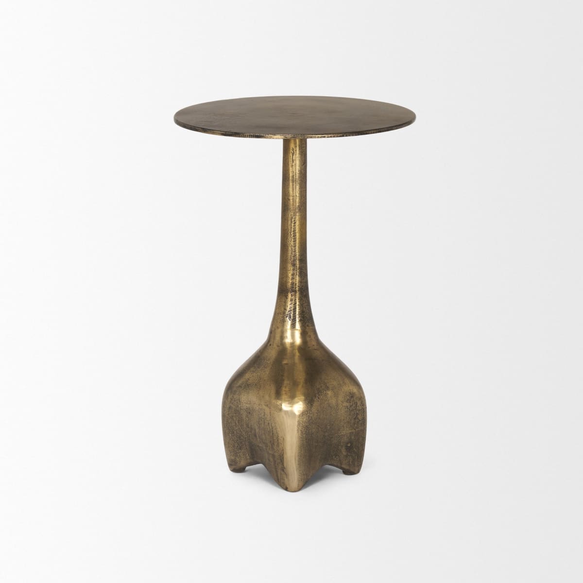 Risha Accent Table Gold Metal | Small - accent-tables