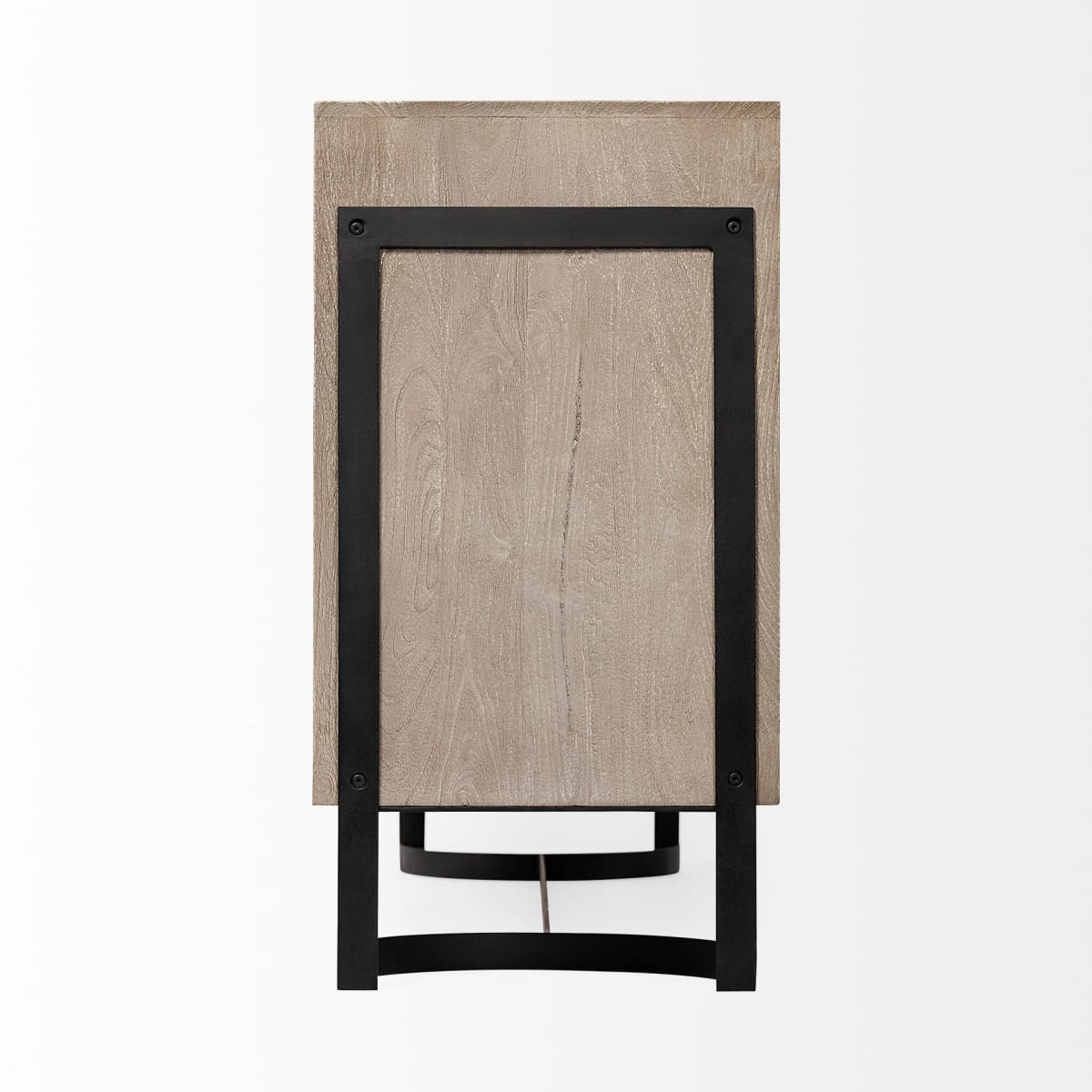 Rivien Sideboard Brown/White Wood | Metal - sideboards-and-buffets