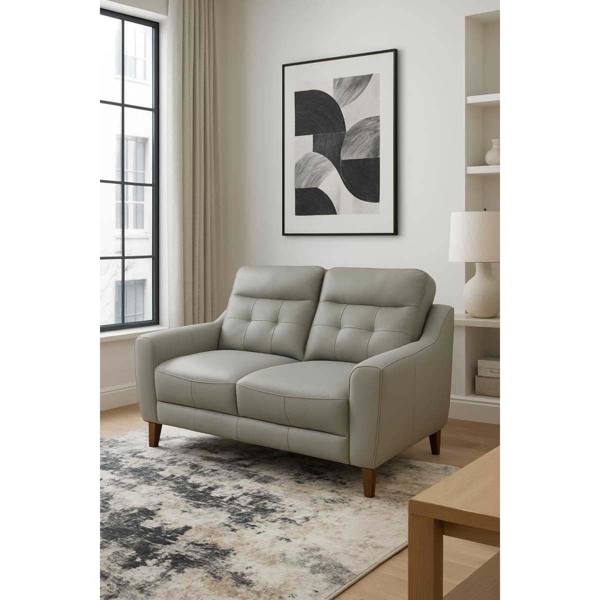 Robson Leather Sofa - sofa