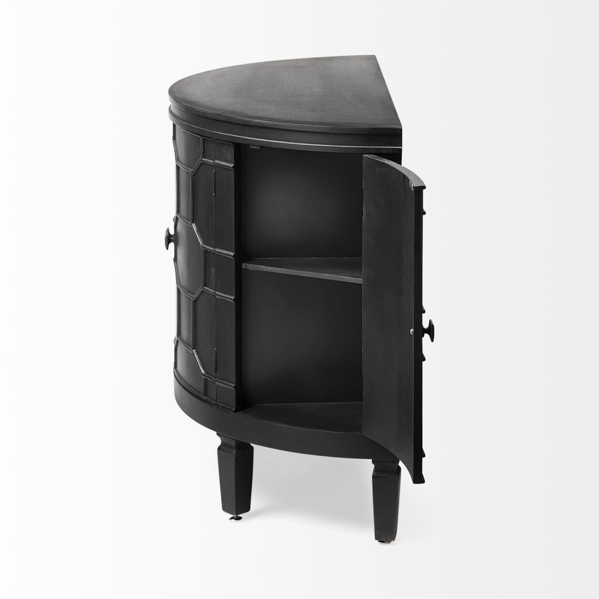 Romers Accent Cabinet Black Wood - acc-chest-cabinets