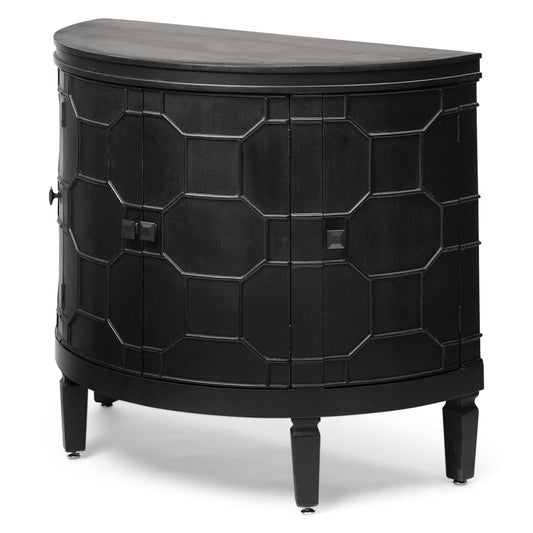 Romers Accent Cabinet Black Wood - acc-chest-cabinets