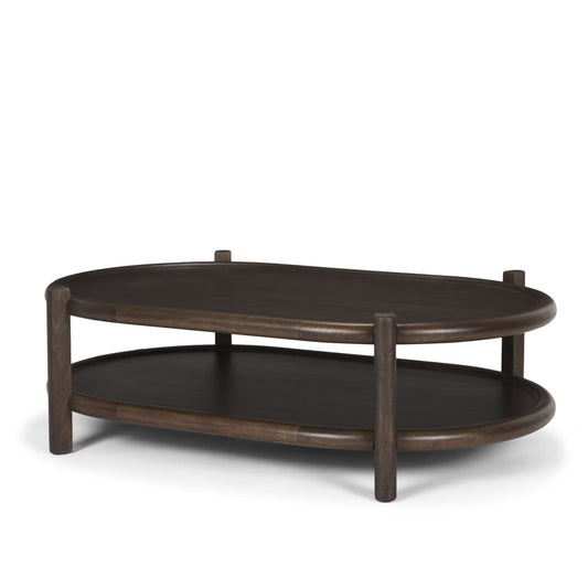 Romi Coffee Table Dark Brown | Wood - coffee-tables