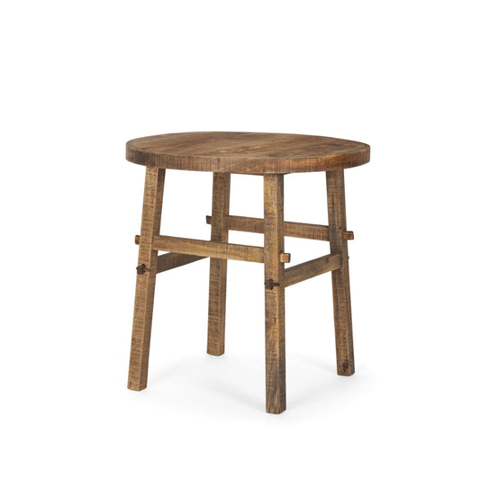 Rosie End Table Medium Brown | Large - accent-tables