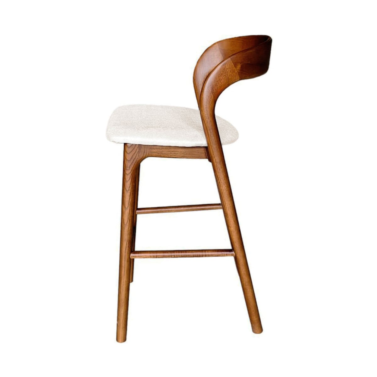 Rotondo Counter Stool - Walnut Frame - lh-import-stools