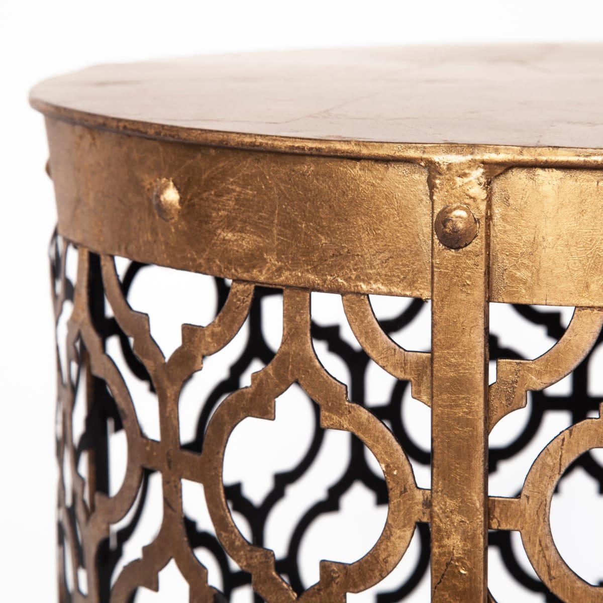 Rudebekia Accent Table Gold Metal - accent-tables