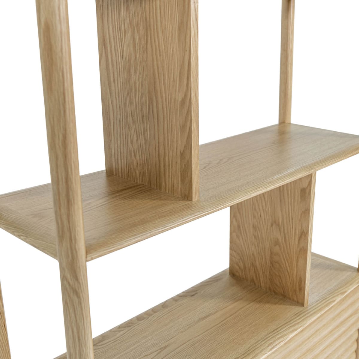 Runway Bookcase - Light Oak - lh-import-bookcases
