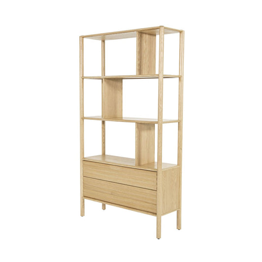 Runway Bookcase - Light Oak - lh-import-bookcases