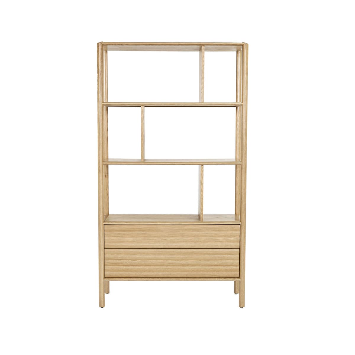 Runway Bookcase - Light Oak - lh-import-bookcases